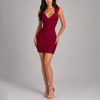 Annette - Women's Bodycon Mini Wedding Guest Dress