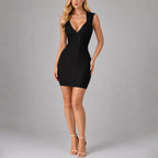 Annette - Women's Bodycon Mini Wedding Guest Dress