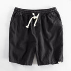 Austin - Men's Cotton Relaxed Shorts with Elastic Waist