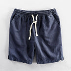 Austin - Men's Cotton Relaxed Shorts with Elastic Waist