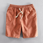 Austin - Men's Cotton Relaxed Shorts with Elastic Waist