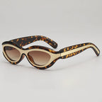 Axis - Retro Oval Frame Sunglasses