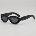 Axis - Retro Oval Frame Sunglasses