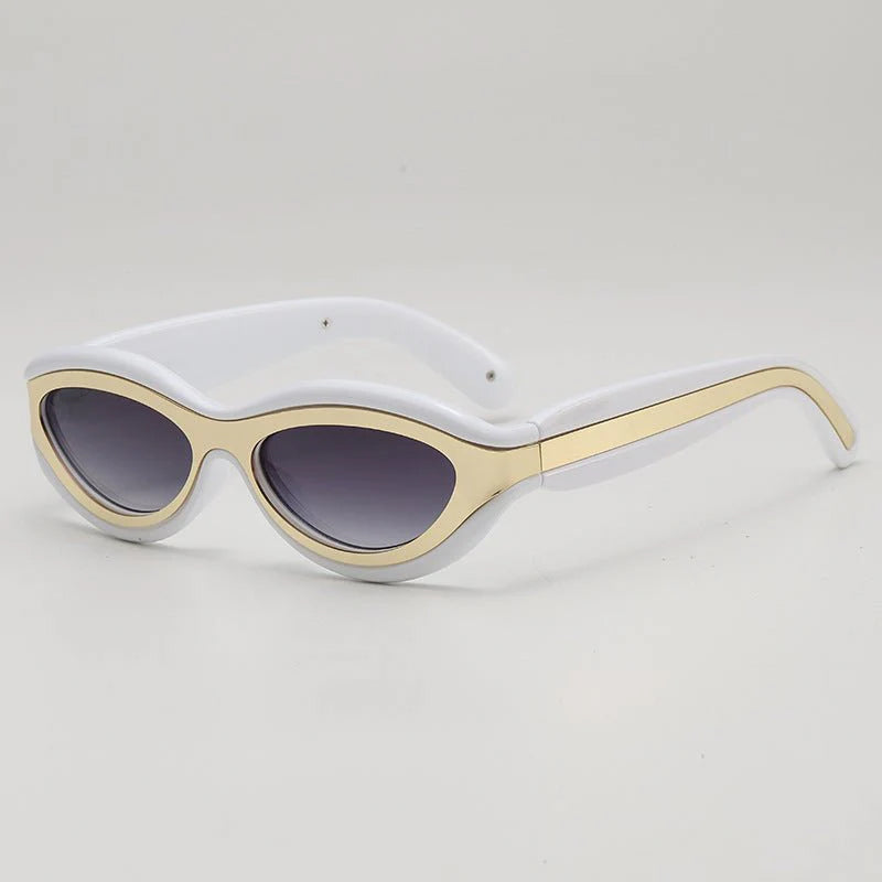 Axis - Retro Oval Frame Sunglasses