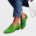 Beatrice - Women’s Pointed Toe Suede Loafers