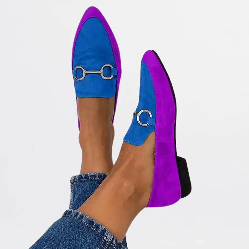 Beatrice - Women’s Pointed Toe Suede Loafers