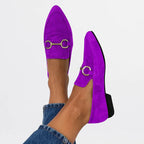 Beatrice - Women’s Pointed Toe Suede Loafers