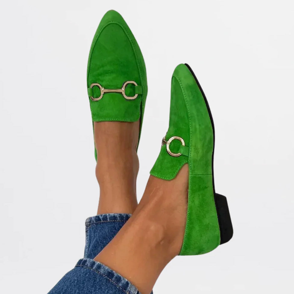 Beatrice - Women’s Pointed Toe Suede Loafers