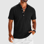 Benjamin - Men’s Relaxed Fit Henley with Chest Pocket