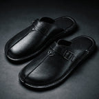 Brandon - Men’s Casual Buckle Strap Backless Loafers