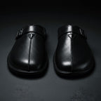 Brandon - Men’s Casual Buckle Strap Backless Loafers
