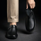 Brandon - Men’s Casual Buckle Strap Backless Loafers