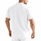 Brandon - Men's Short Sleeve Button Placket Polo Shirt