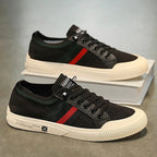 Caleb - Men's Knit Lace Up Low Top Casual Sneakers