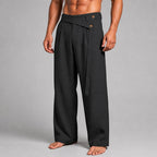 Christian - Men’s Relaxed Wrap Waist Wide-Leg Pants