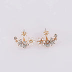Daisy - Women’s Floral Gemstone Ear Cuff Earrings