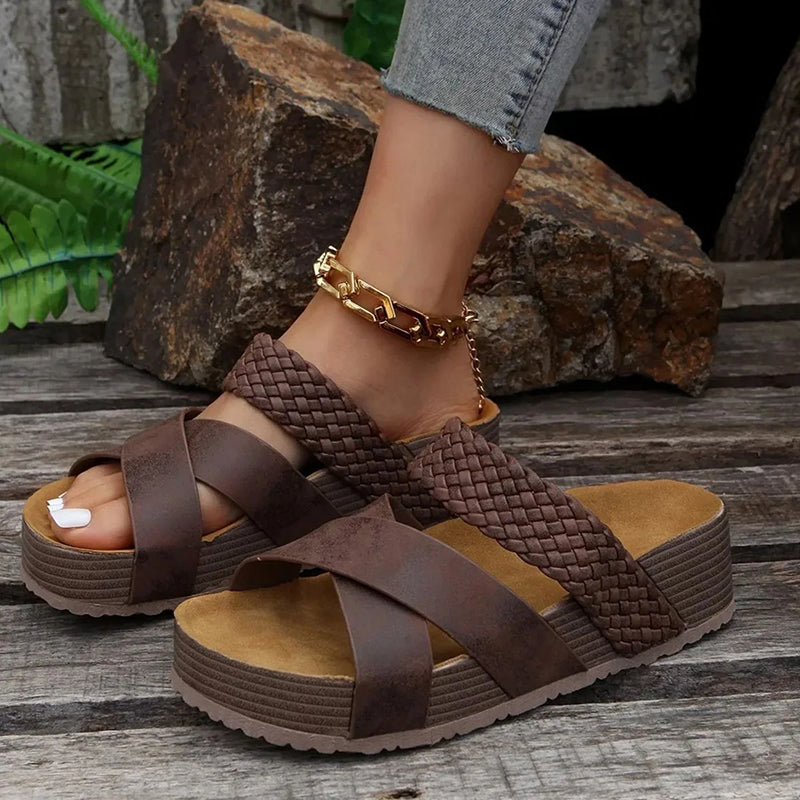 Deborah - Women’s Cross Strap Sandals