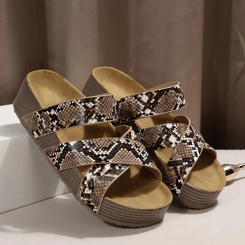 Deborah - Women’s Cross Strap Sandals
