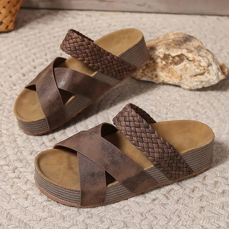 Deborah - Women’s Cross Strap Sandals