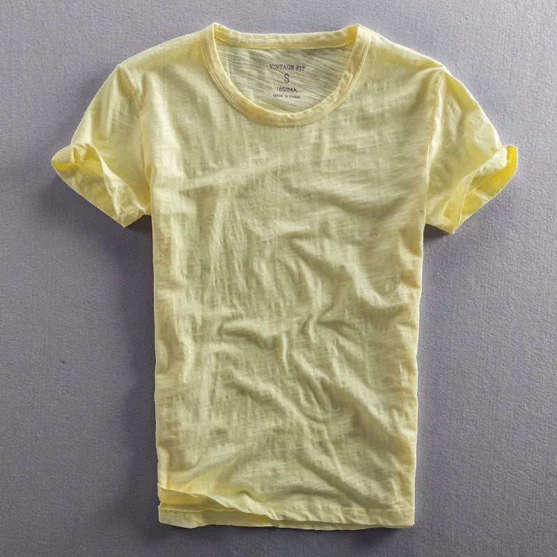Dylan - Men’s Cotton Crew Neck Short Sleeve T-Shirt