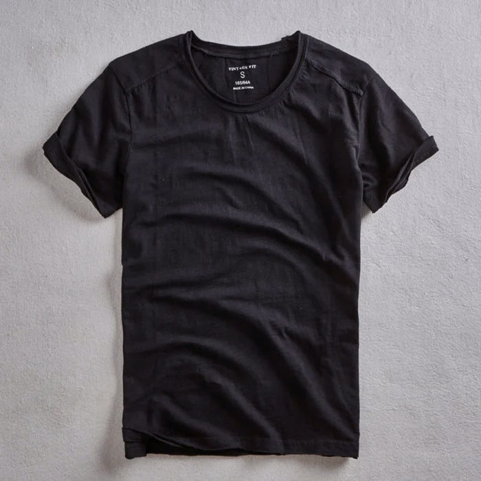 Dylan - Men’s Cotton Crew Neck Short Sleeve T-Shirt