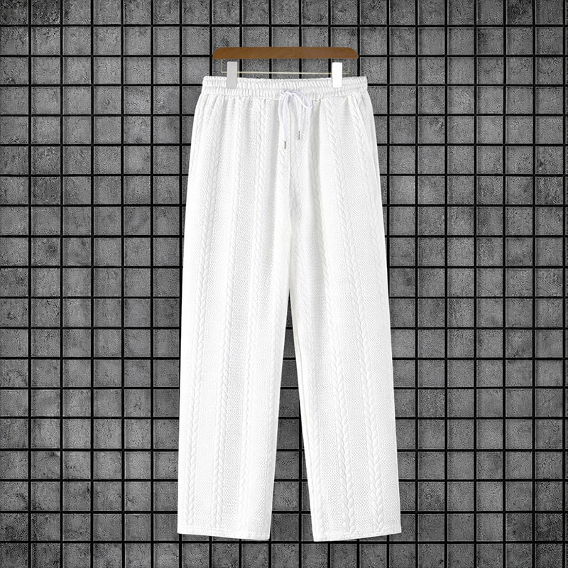 Dylan - Men's Textured Button Down Shirt And Pants Set