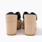 Ella - Women’s Platform Espadrille Block Heel Sandals