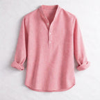 Ethan - Men's Striped Henley Shirt