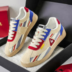 Evan - Men’s Casual Stripe Panel Low Top Sneakers