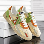 Evan - Men’s Casual Stripe Panel Low Top Sneakers