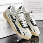 Evan - Men’s Casual Stripe Panel Low Top Sneakers