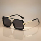 Evara - Oversized Geometric Frame Sunglasses