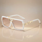 Evara - Oversized Geometric Frame Sunglasses
