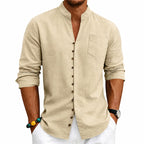 Francis - Men’s Button-Down Stand Collar Shirt