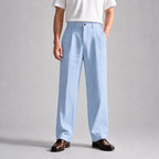George - Men’s Classic Pinstripe Wide-Leg Trousers