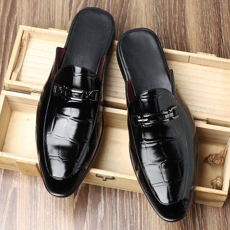 Grayson - Men’s Classic Croc Pattern Loafers