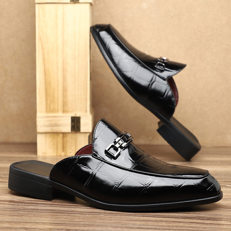 Grayson - Men’s Classic Croc Pattern Loafers