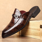Grayson - Men’s Classic Croc Pattern Loafers