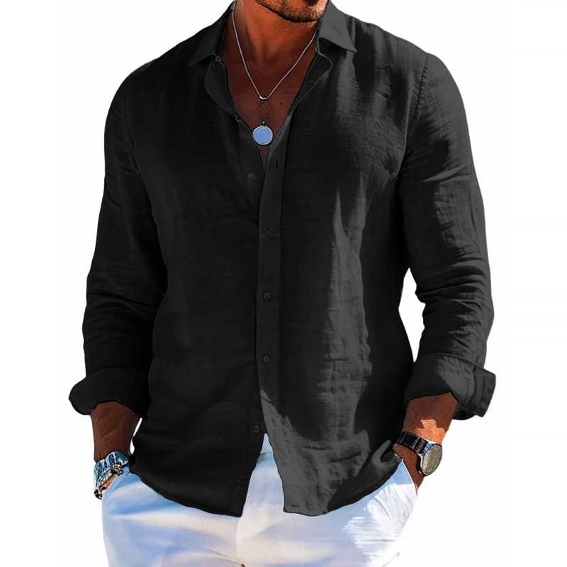 Grayson - Lightweight Casual Long Sleeve Shirt