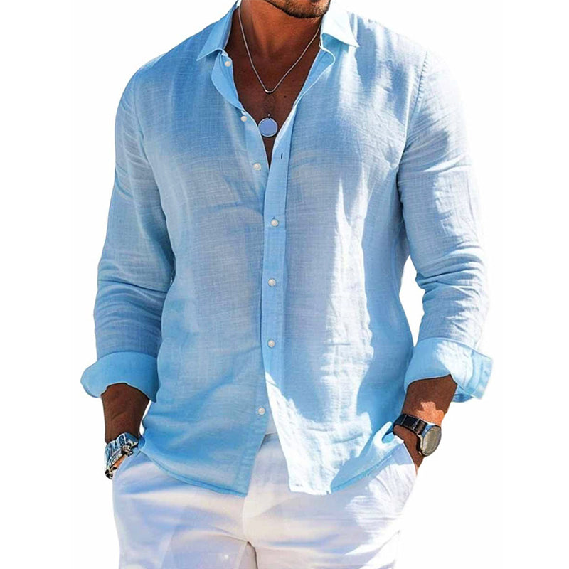 Grayson - Lightweight Casual Long Sleeve Shirt