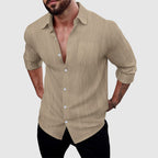 Gregory - Men's Button-Down Linen Shirt