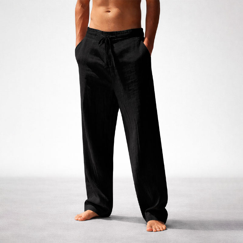 Jonathan - Men’s Soft Textured Sage Green Lounge Pants