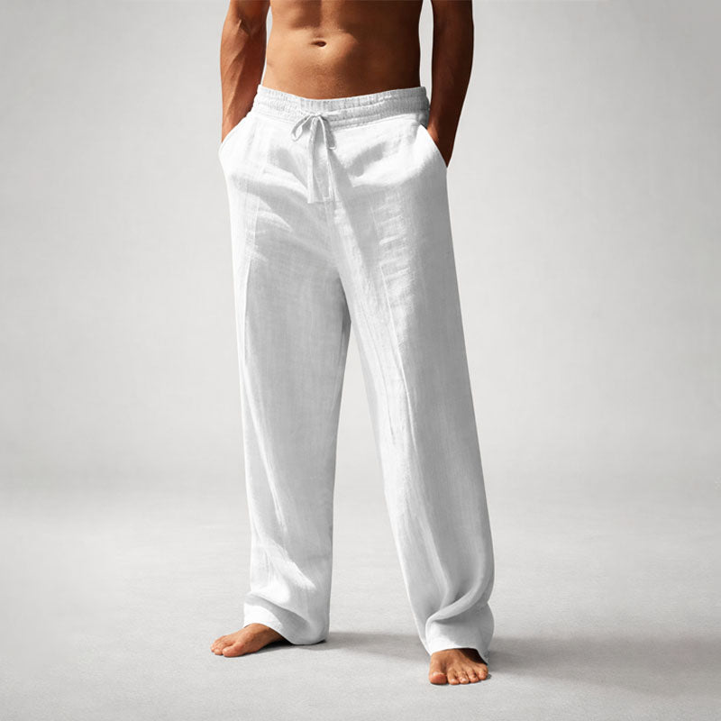 Jonathan - Men’s Soft Textured Sage Green Lounge Pants