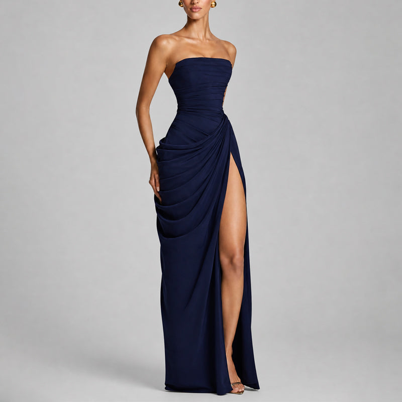 Katalina - Women's Strapless Maxi Wedding Guest Dress