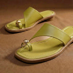 Lily - Women's Toe Ring Slide Flat Sandals
