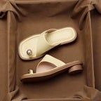 Lily - Women's Toe Ring Slide Flat Sandals
