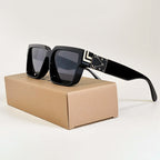 Aurex - Metallic Edge Square Sunglasses