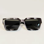 Aurex - Metallic Edge Square Sunglasses