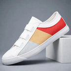 Logan - Men's Color Block Canvas Lace Up Casual Sneakers