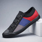 Logan - Men's Color Block Canvas Lace Up Casual Sneakers